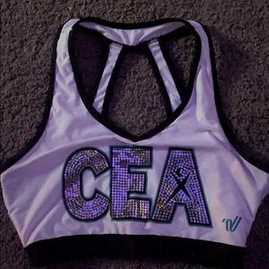 CEA white sports bra